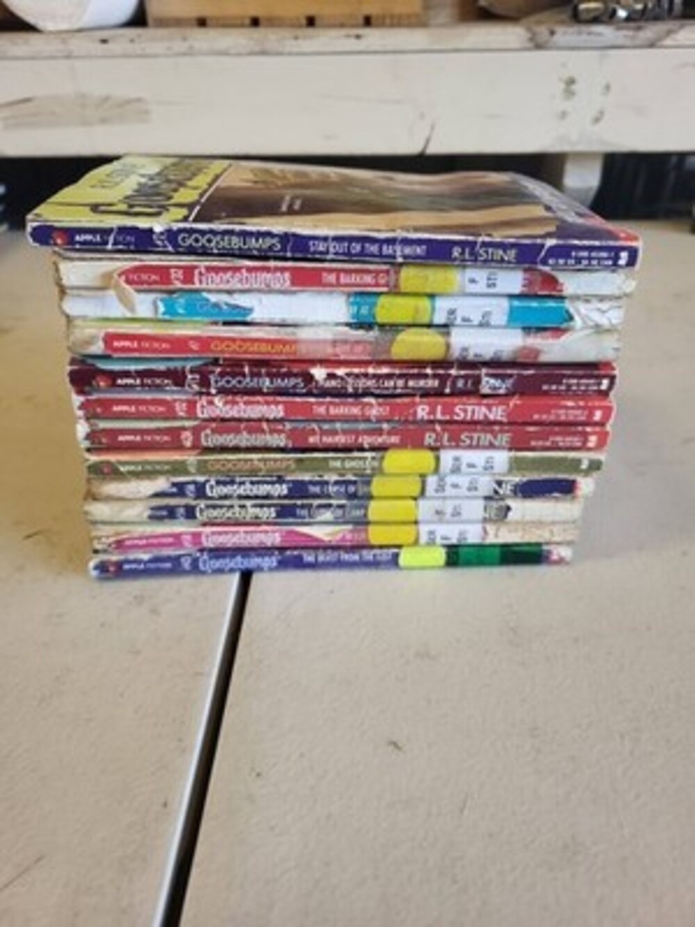 Goosebumps Books Lot R L Stine Apple Fiction Horror Childrens Chapter Books 12
